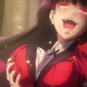 Yumeko gets a little too excited during her latest bet. This probably isn’t a show to watch with your mother. Or girlfriend. Or sister. Or anyone, really. It’s a lonely, dark, solitary pleasure best enjoyed in the dark.That’s where you belong, you pervert.